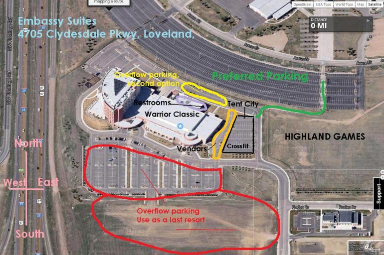 Embassy Suites Map