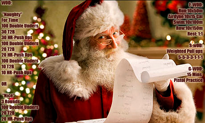 Santa with list